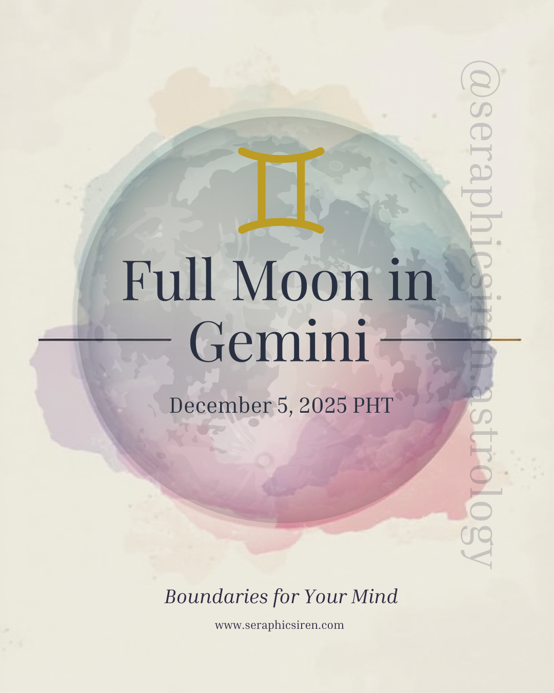 Full Moon in Gemini: Boundaries for Your Mind