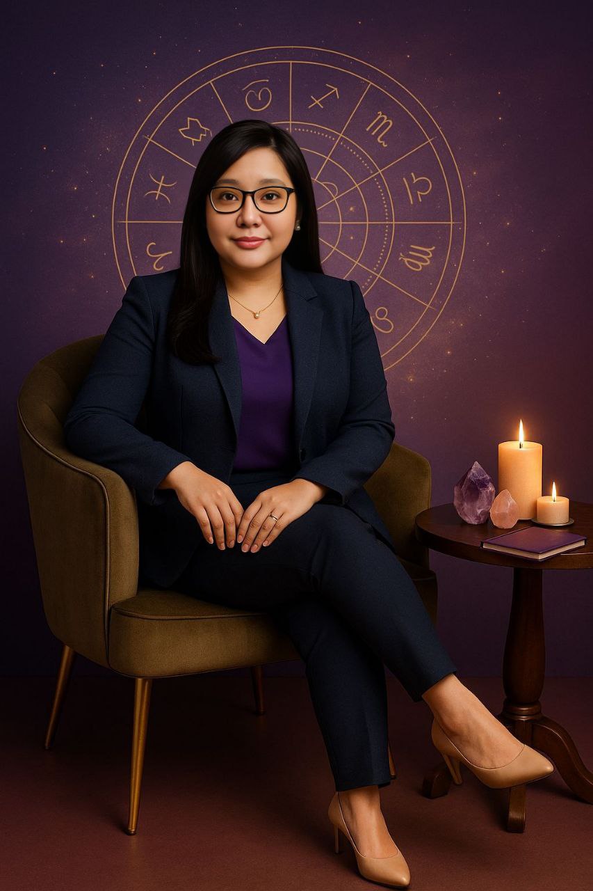 Reynalyn in purple portrait